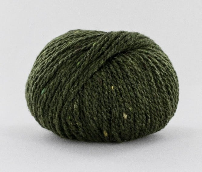 włóczka wełniana twweedowa z alpaka motek fonty super tweed zielony 10.jpg