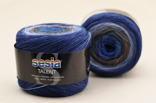 włóczka wełniana naturalna welna owcza merynos kaszmirowa merino sklep motek Sesia talent 4665 niebieski .JPG