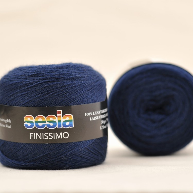 bardzo cienka wloczka do laczenia welna merino merynosa sesia finissimo 884 granatowy.JPG