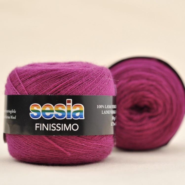 bardzo cienka wloczka do laczenia welna merino merynosa sesia finissimo rozowy magneta 2650.JPG