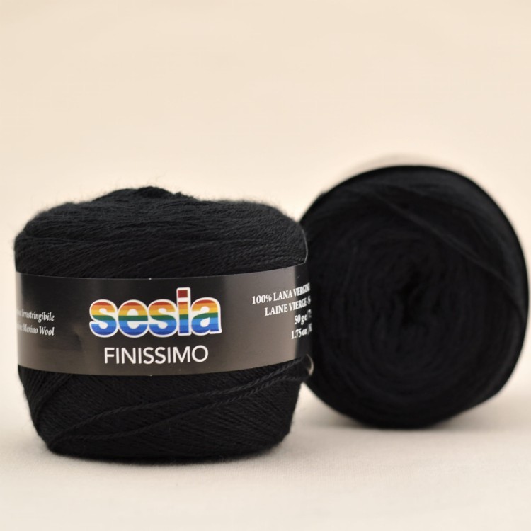 bardzo cienka wloczka do laczenia welna merino merynosa sesia finissimo czarny 67.JPG