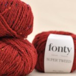 SUPER TWEED - 16 czerwony  (FONTY)