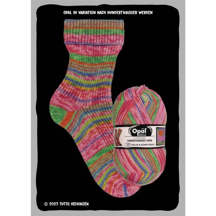 włóczka skarpetkowa sklep motek na skarpety Opal Nach Hundertwasser Edition 4-ply 4051 .jpg