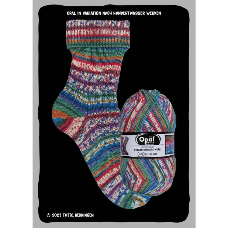 włóczka skarpetkowa sklep motek na skarpety Opal Nach Hundertwasser Edition 4-ply 4053.jpg