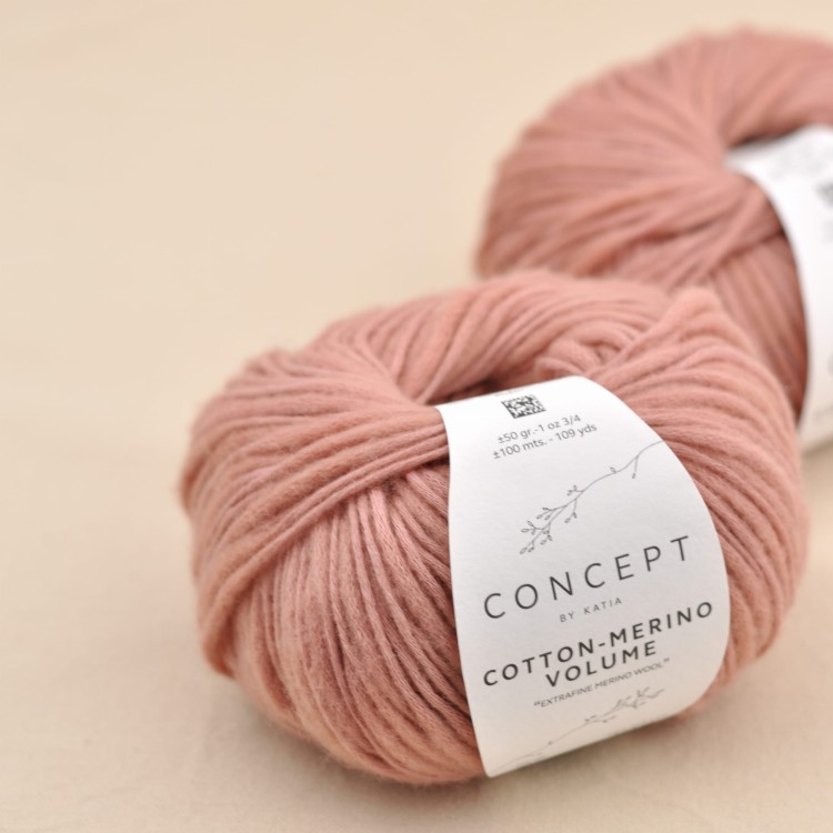 wloczka cotton merino volume katia 202 rozowy.JPG