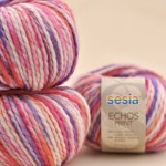 ECHOS PRINT - 2452 mix różowy (Sesia)