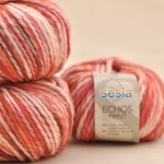 ECHOS PRINT - 4390 mix pomarańczowy (Sesia) 