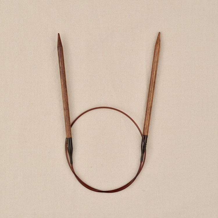 drewniane brazowe druty na zylce 80 cm ginger knitpro.JPG