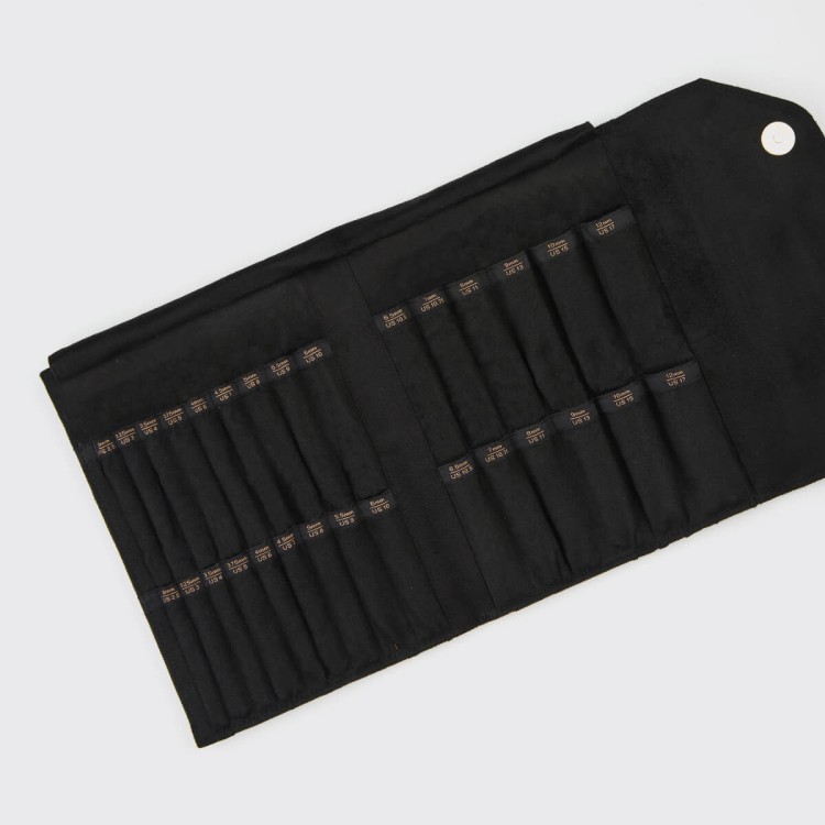 etui na druty wymienne akcesoria dziewiarskie zamszowe skorzane knitpro c closed-case-coal-interchangeable-circular-needle-case_3.jpg