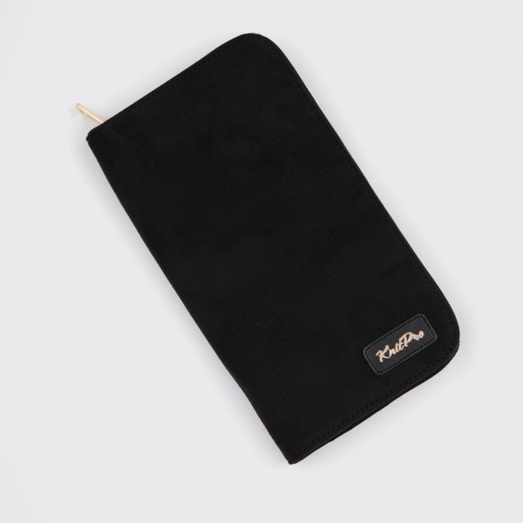 etui na zylki i akcesoria dziewiarskie nozyczki zamszowe skorzane knitpro coal czarny cable-case-coal_3.jpg