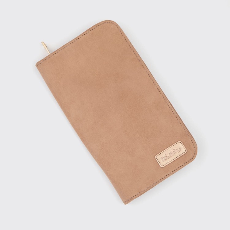 etui na zylki i akcesoria dziewiarskie nozyczki zamszowe skorzane knitpro clay jasny bezowy cable-case-clay_3.jpg