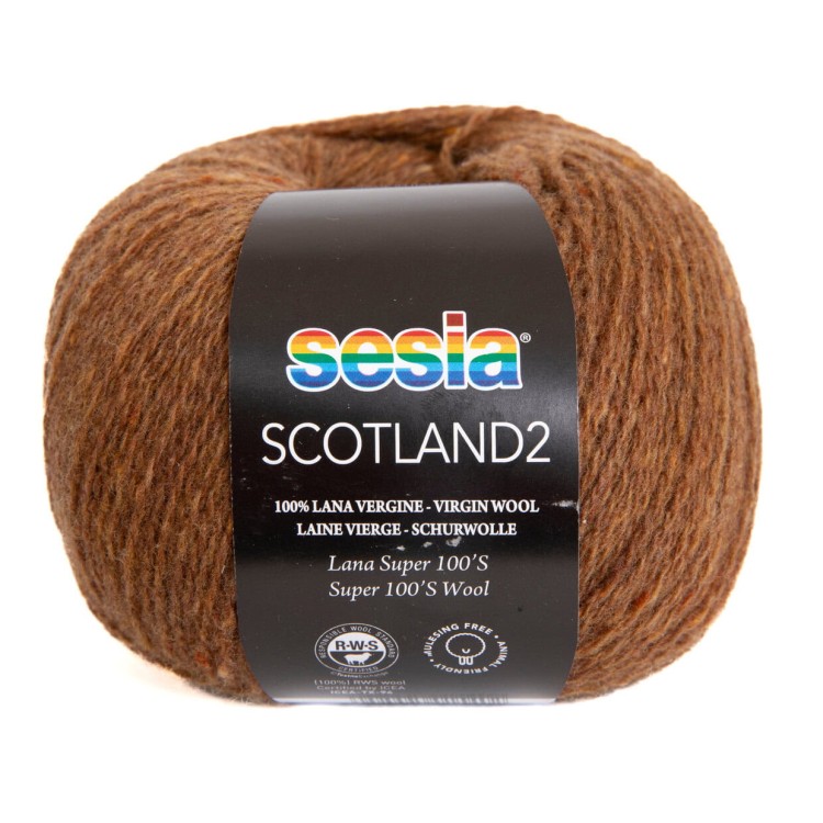 wloczka scotland 2 sesia welna merino merynosa wloczki tweed cienka nitka motek dzierganie na drutach orzechowy 1712.jpg