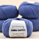 CAMEL HAIR - 8404 niebieski jeans (Lana Gatto)