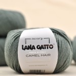 CAMEL HAIR - 8427 zgaszony zielony (Lana Gatto)