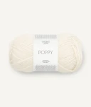 POPPY - 1002 Hvit / ecru (Sandnes Garn)