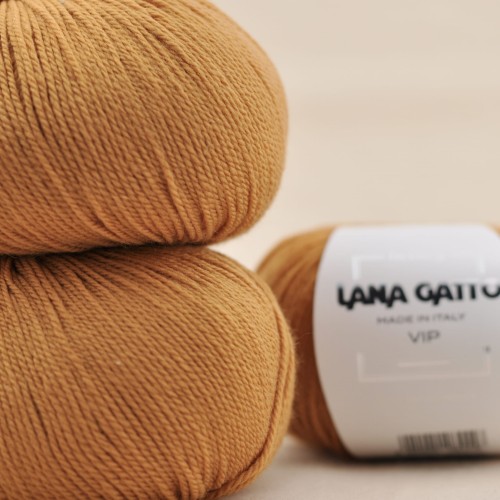 wloczka vip lana gatto welna merino merynosa kaszmir cienka niegryzaca nitka dla dziecka na druty szydelko 9359 zolty.JPG