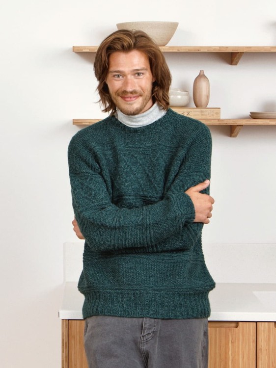 wzor na sweter meski damski kardigan dziecięcy sweter na druty wloczki sandnes garn tynn silk mohair tynn peer gynt alpakka folgetrad gazeta 2212 katalog z wzorami na swetry męskie dla mężczyzny kobiety oraz dziecka8.jpg