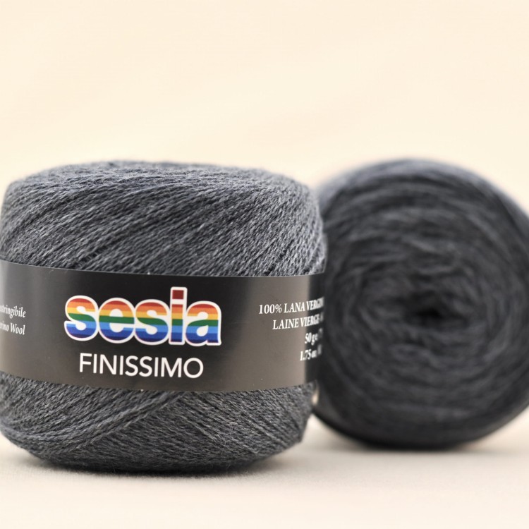 bardzo cienka wloczka do laczenia welna merino merynosa sesia finissimo szary grafit 157.JPG