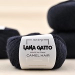 CAMEL HAIR - 10214 granatowy (Lana Gatto)