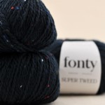 SUPER TWEED - 19 granatowy (FONTY)