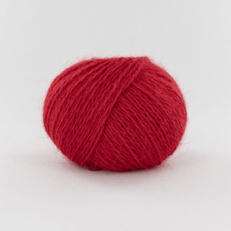 wloczka angora welna krolicza welna merino merynosa miekka puszysta wloczka zamiennik kid silk moherj jedwab COEUR D’ANGORA motek na druty dzierganie 306 czerwony fonty .jpg