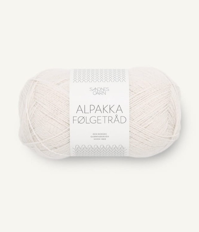 1015 bialy bardzo cienka wloczka naturalna alpakka folgetrad sandnes garn welna alpaki dla uczulonych na welne zamiennik moheru kid silk motek na druty.jpg