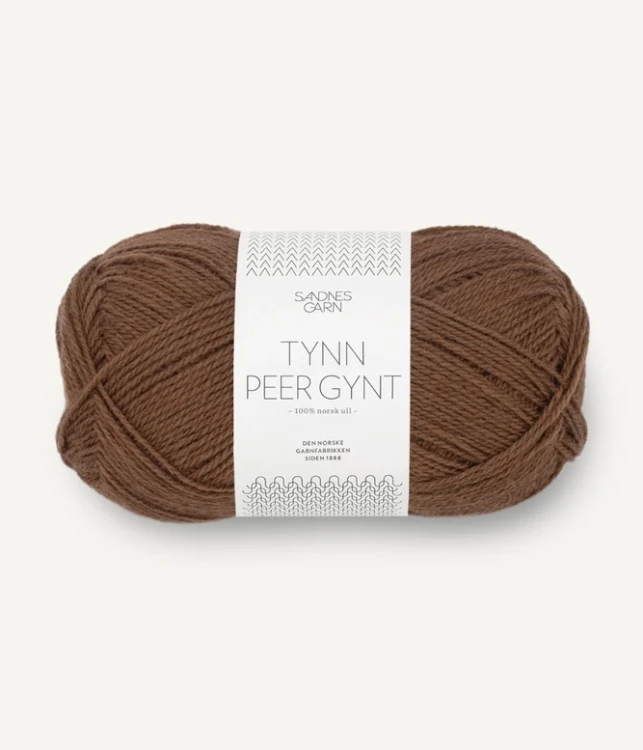 sandnes wloczka na lato wełniana cienka na sweter motek sklep 3073 brązowy coco.jpg.webp