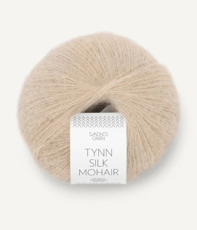 sandnes wloczka tynn silk mohair wełniana moherowa jedwabna cienka na sweter motek sklep 2650 bezowy marcepan.jpg.webp