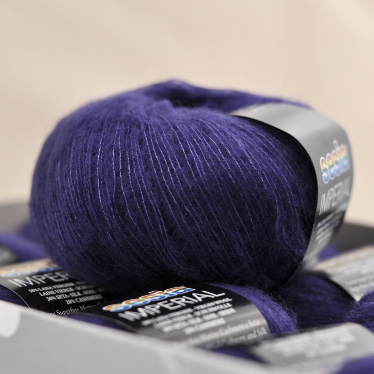 cienka puszysta wloczka imperial sesia welna merino merynosa jedwab kaszmir zamiennik moheru kid silk fioletowy 2945.JPG