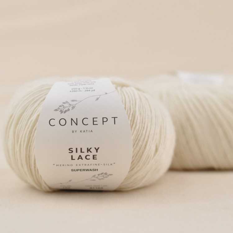 Włóczka Silky Lace–cienka-jedwabista-przędza-mieszanka-jedwabiu merynosa idealna na swetry-sklep-motek-ecru.JPG