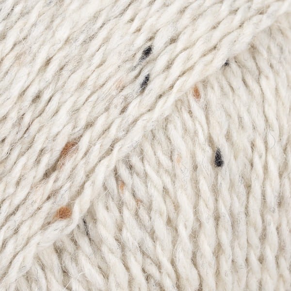 wloczka soft tweed drops welna merino alpaka mix melanz ecru z kropkami motek nowosc  drops soft tweed 22-2.jpg