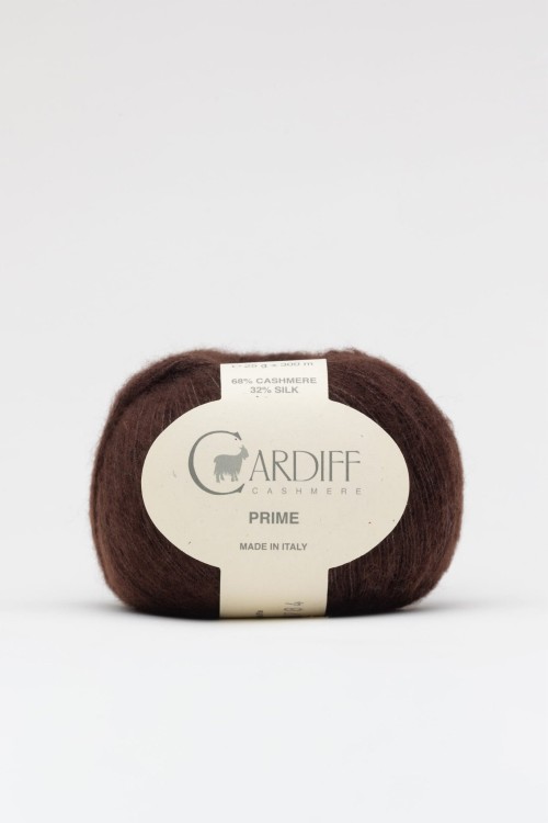 cardiff cashmere wloczka kaszmirowa kaszmir jedwab zamiennik kid silk cienka puszysta nitka niegryzaca wloczka dla osob wrażlwych brazowy prime cacao.jpg