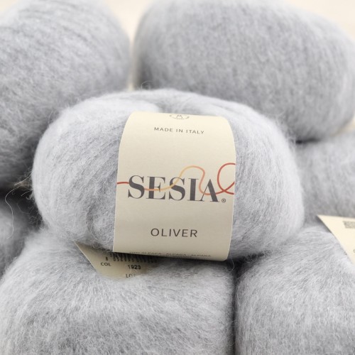 wloczka olivier sesia cienka welna alpaki zamiennik kid silk na druty szydelko dzierganie szary.JPG