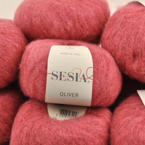 wloczka olivier sesia cienka welna alpaki zamiennik kid silk na druty szydelko dzierganie malinowy.JPG