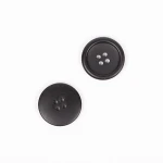 guzik poliestrowy - 815 czarny matowy (20 mm)(Drops)